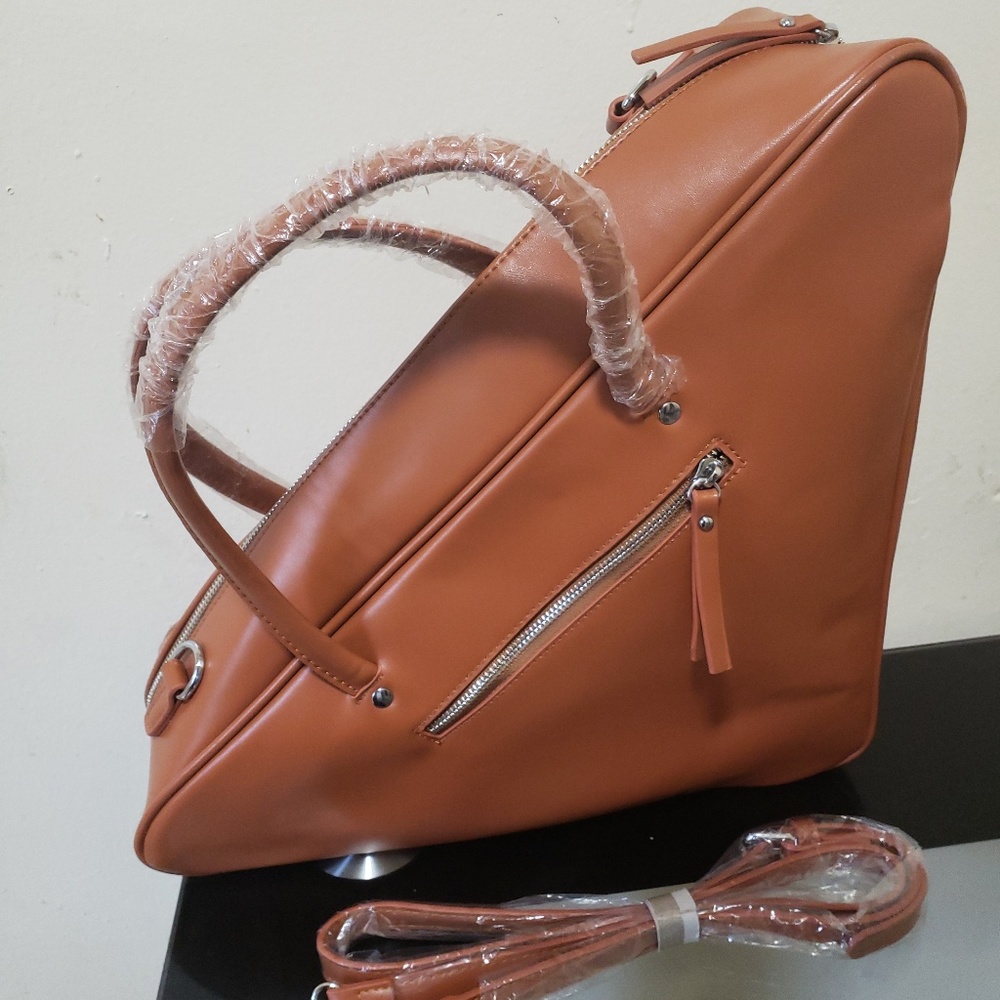 Unique triangle shaped bag